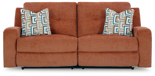 Danum Reclining Sofa in Spice