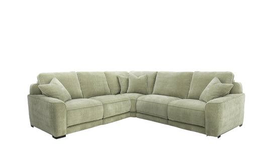 Whisper 5PC Power Sectional Sage
