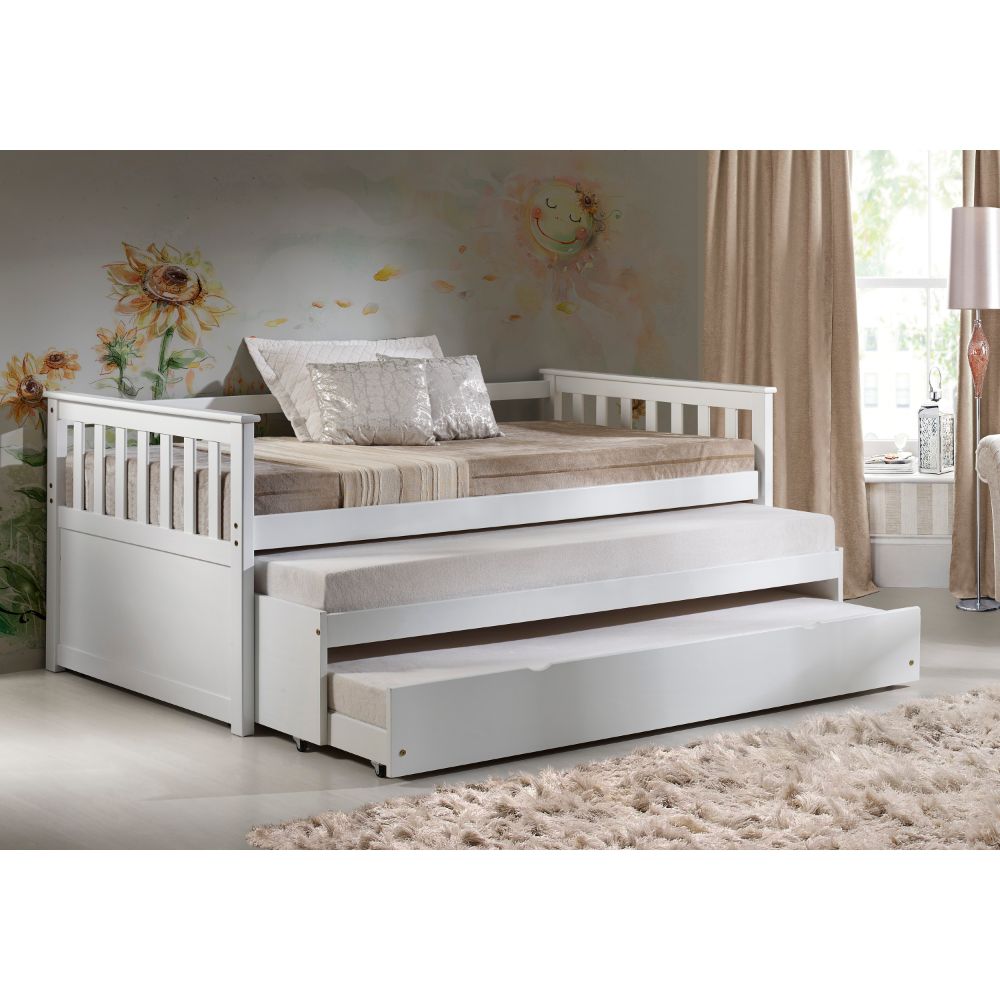 Sofá cama Cominia Teenager de madera maciza (Doble)