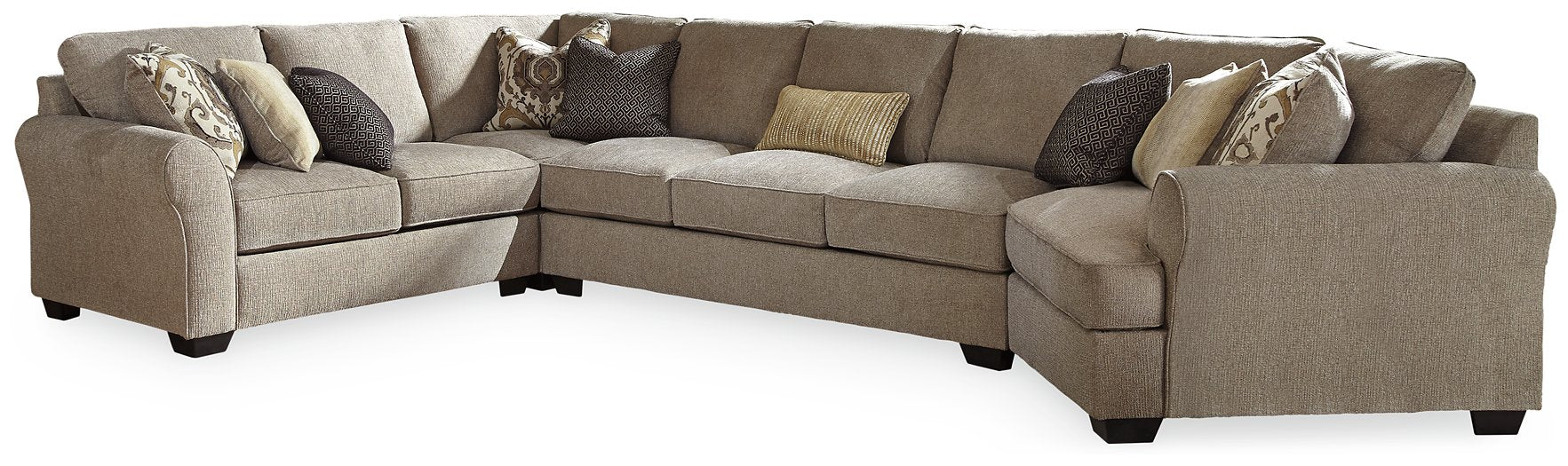Pantomine Sectional with Cuddler