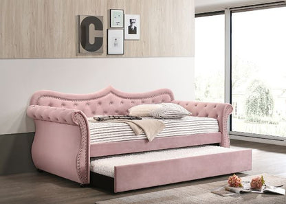 Sofá cama tapizado Adkins con cama nido (Twin)