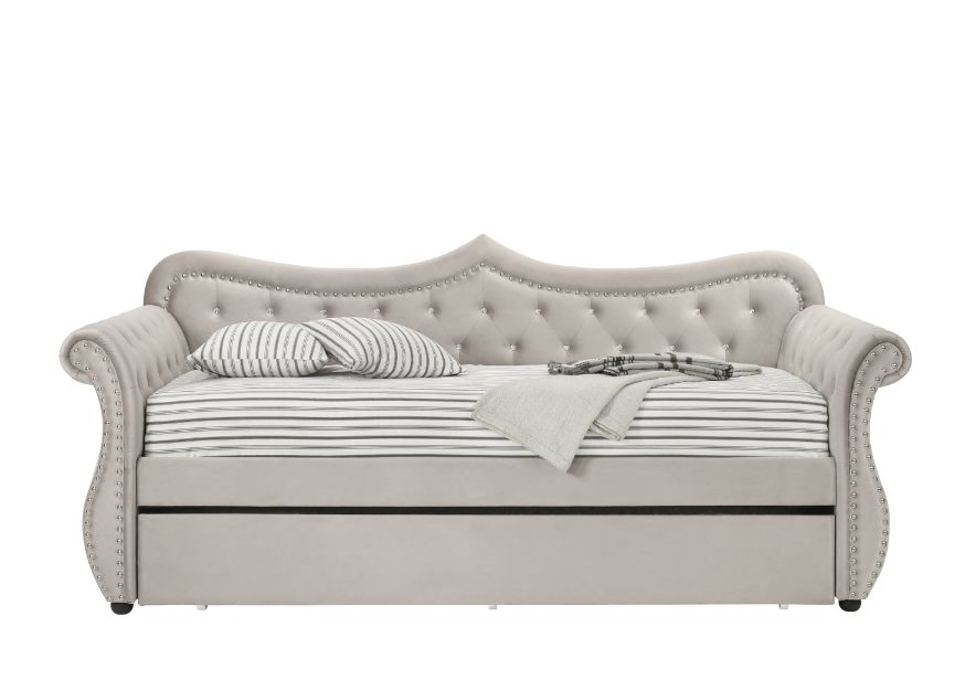 Sofá cama tapizado Adkins con cama nido (Twin)