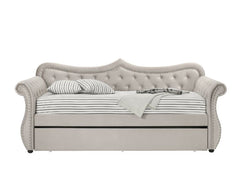Sofá cama tapizado Adkins con cama nido (Twin)