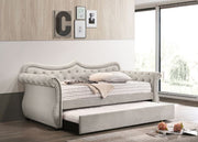 Adkins Upholstered Daybed with Trundle (Twin)
