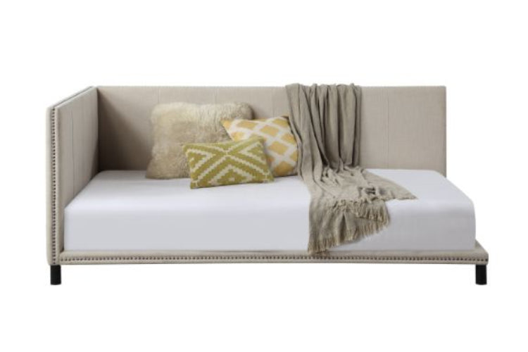 Sofá cama tapizado Yinbella para adolescentes (tamaño completo)