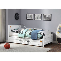 Cargo Daybed W/Trundle (Twin) - White