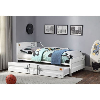Cargo Daybed W/Trundle (Twin) - White