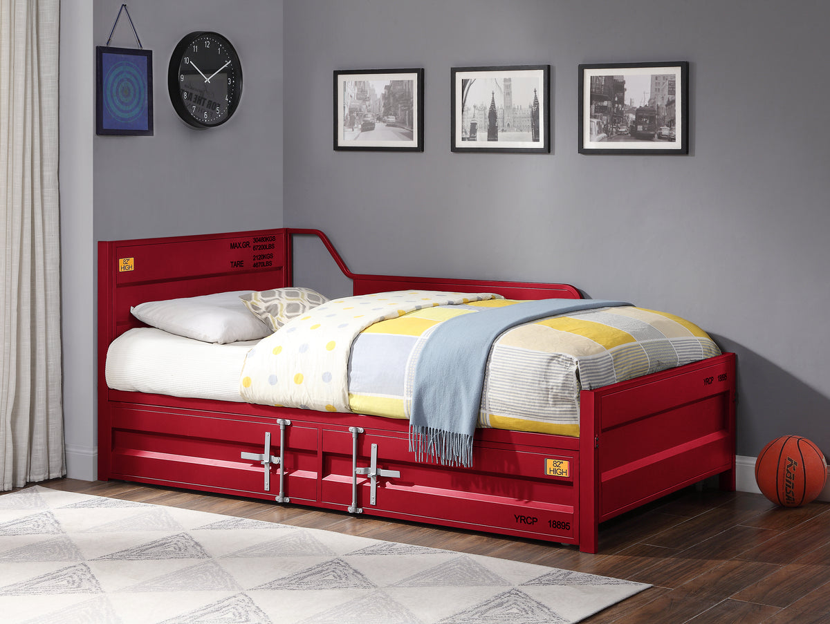 Cargo Daybed W/Trundle (Twin) - Red