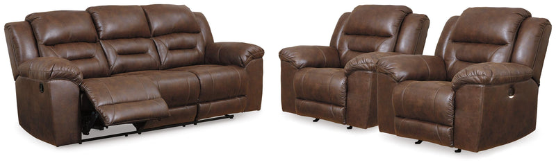 Stoneland Reclining Sofa and 2 Power Recliners