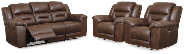 Stoneland Reclining Sofa and 2 Power Recliners