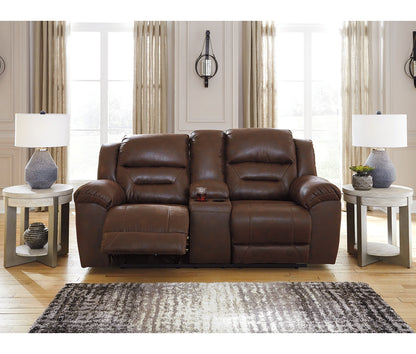 Stoneland DBL Rec Loveseat w/Console