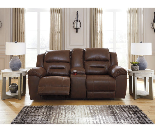 Stoneland DBL Rec Loveseat w/Console
