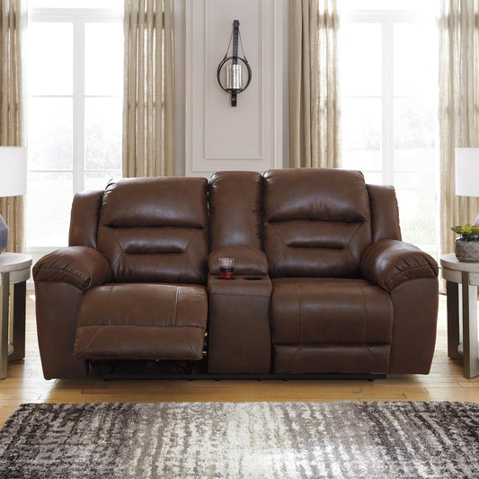 Stoneland DBL Rec Loveseat w/Console