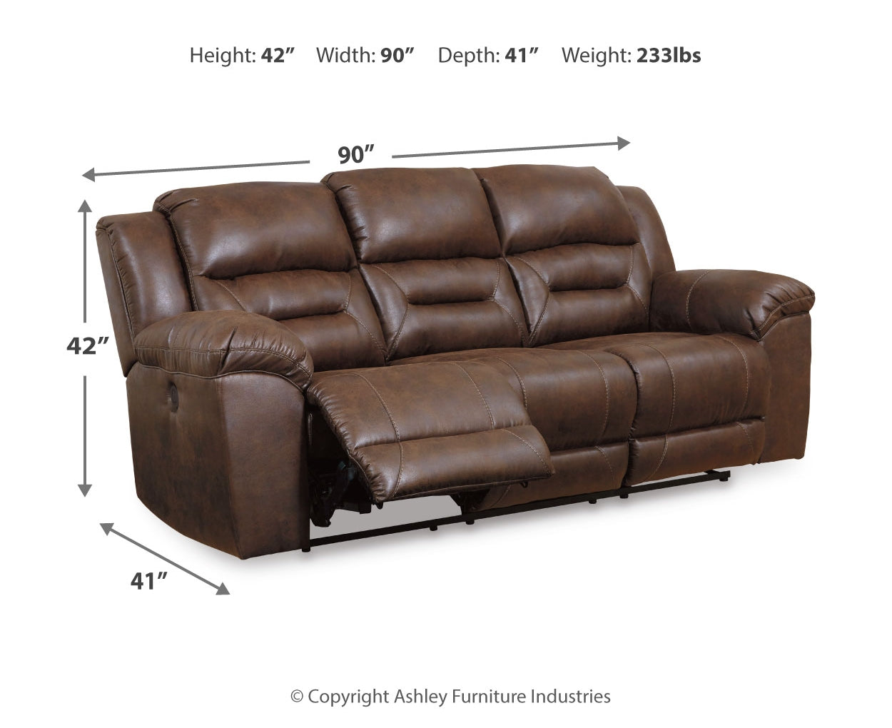 Stoneland Reclining Power Sofa