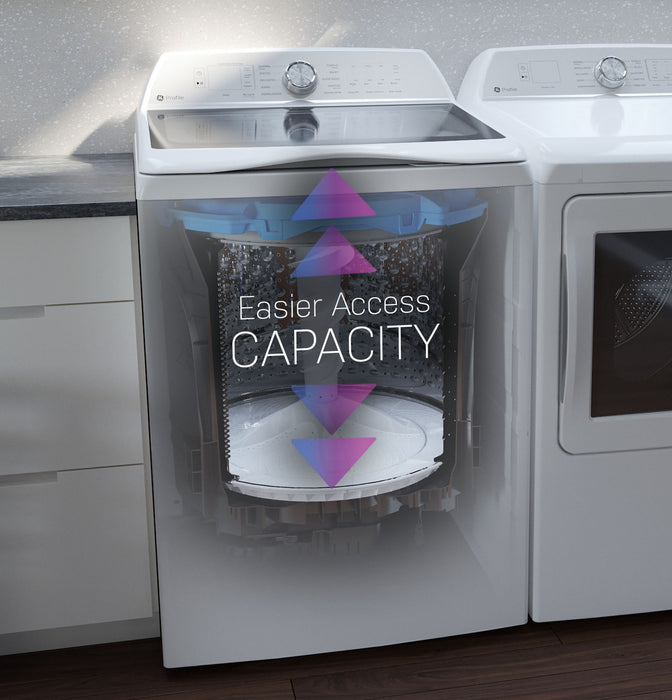 GE Profile™ 5.4 cu. ft. Capacity Washer with Smarter Wash Technology and FlexDispense™