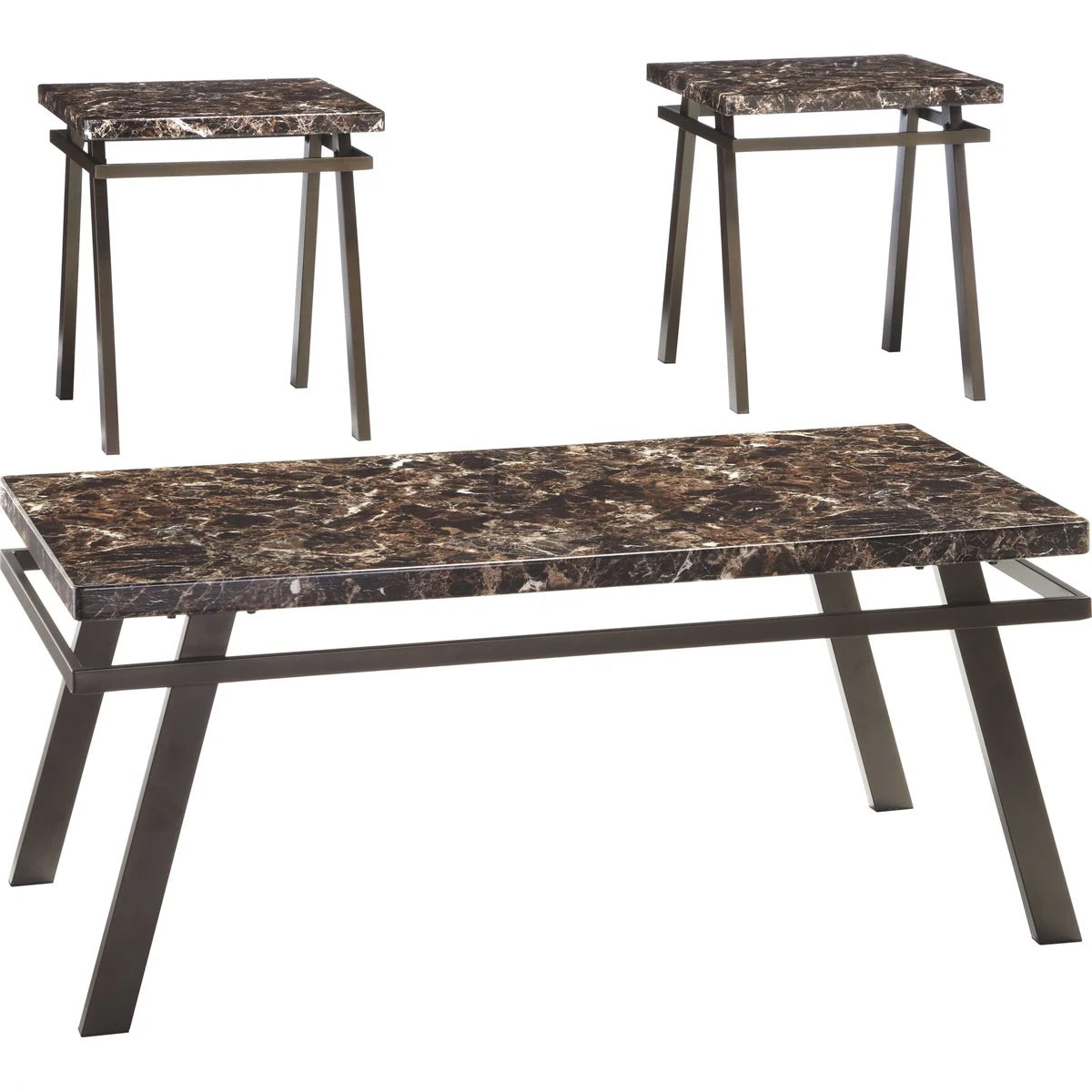 Juego de mesa auxiliar de 3 piezas Paintsville