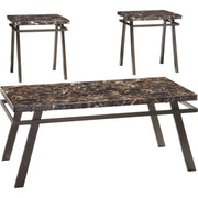 Juego de mesa auxiliar de 3 piezas Paintsville