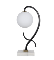 Lunar Loop Metal & Marble Accent Lamp (Case Pack 2)