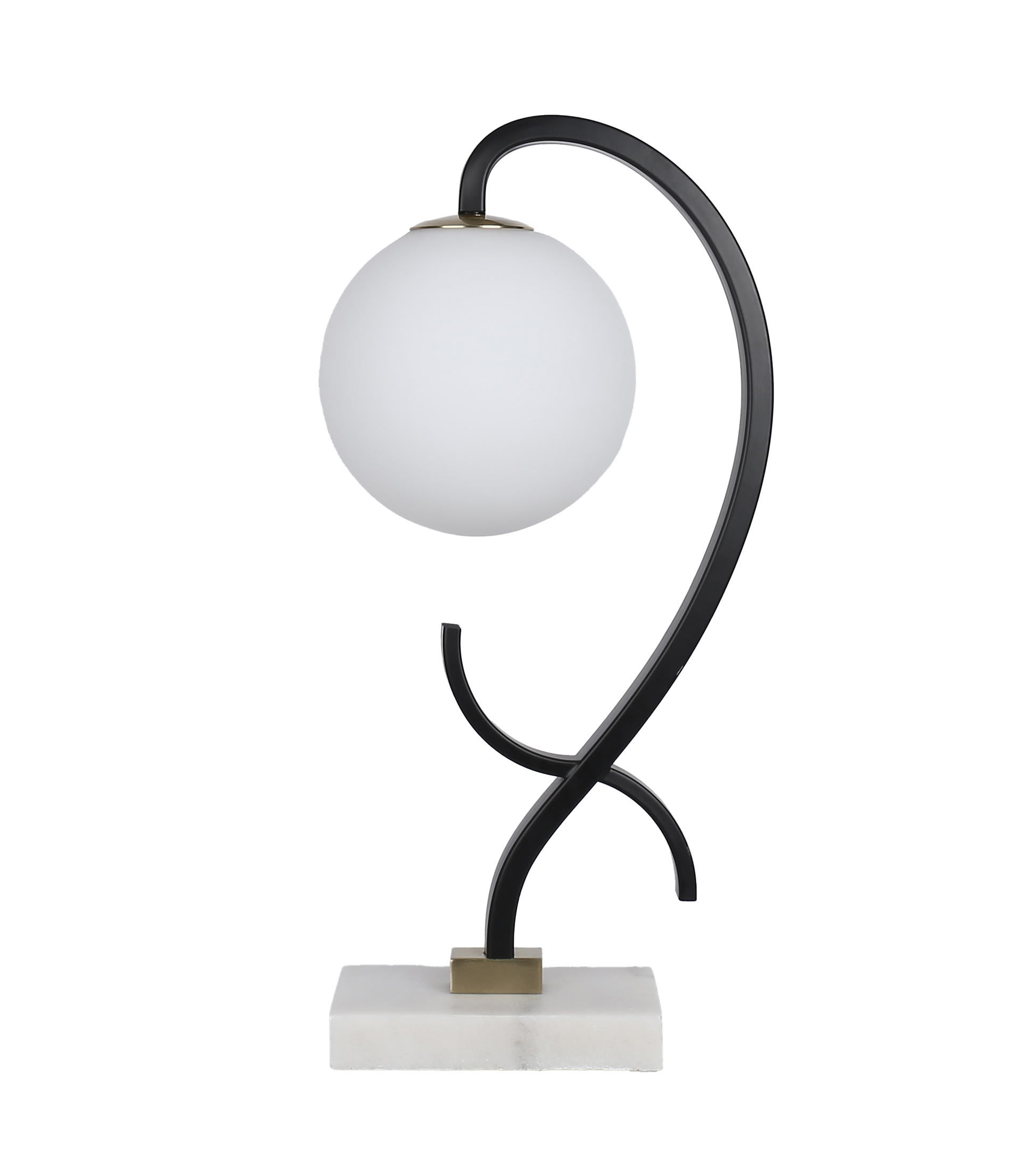 Lunar Loop Metal & Marble Accent Lamp (Case Pack 2)