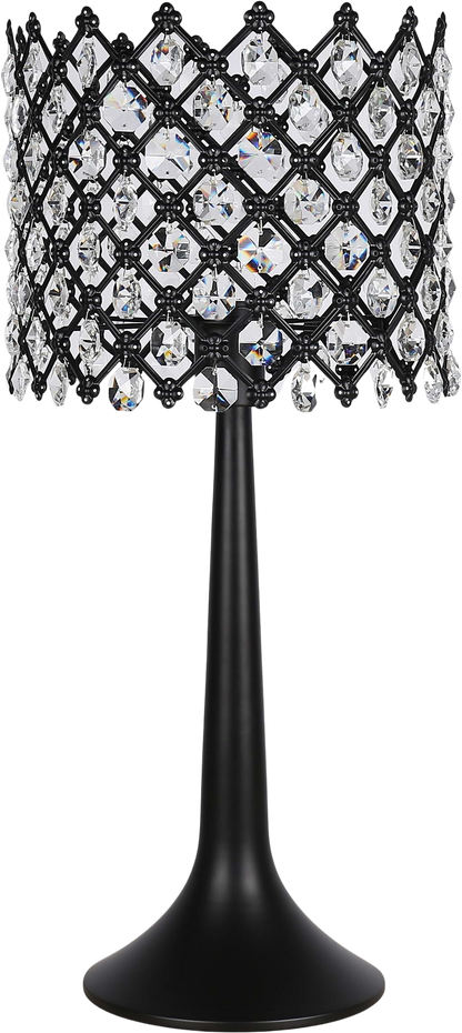 Crystal Lattice Radiance Metal and Crystal Table Lamp (Case Pack 2)