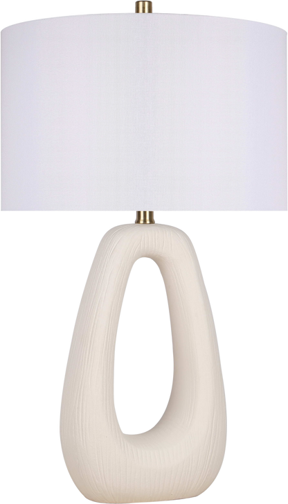 Serenity Loop Ceramic Table Lamp (Case Pack 2)