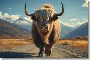 ''Highway Cow'' Tempered Glass