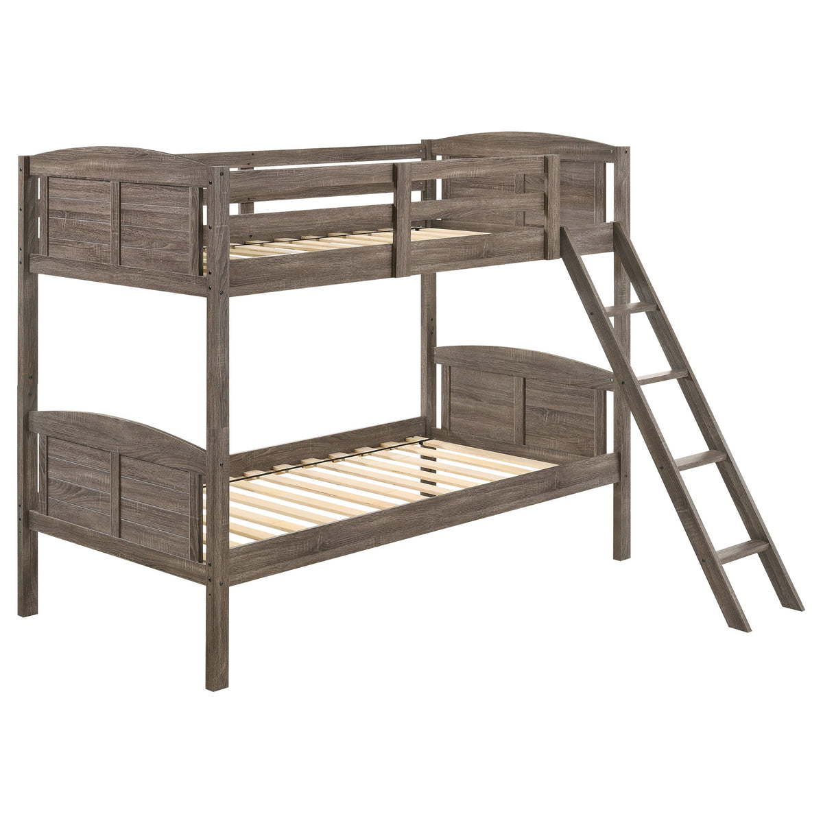 Litera Flynn Wood marrón desgastado