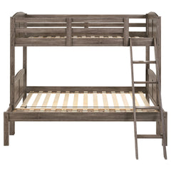 Litera Flynn Wood marrón desgastado