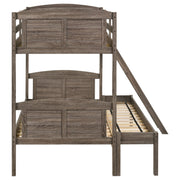 Litera Flynn Wood marrón desgastado