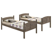 Litera Flynn Wood marrón desgastado