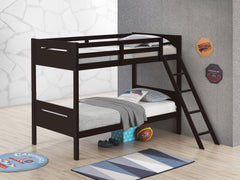 Littleton Wood Twin Over Twin Bunk Bed
