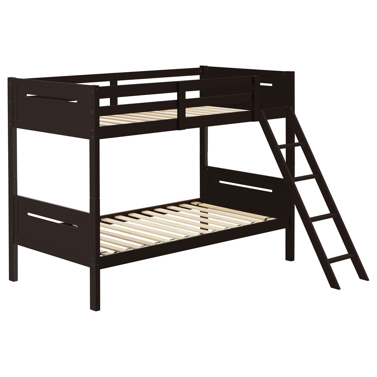 Littleton Wood Twin Over Twin Bunk Bed