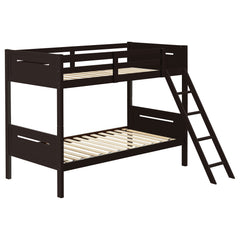 Littleton Wood Twin Over Twin Bunk Bed