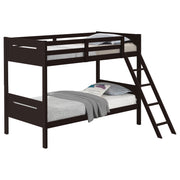 Littleton Wood Twin Over Twin Bunk Bed