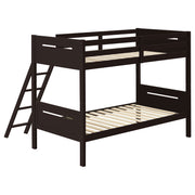 Littleton Wood Twin Over Twin Bunk Bed