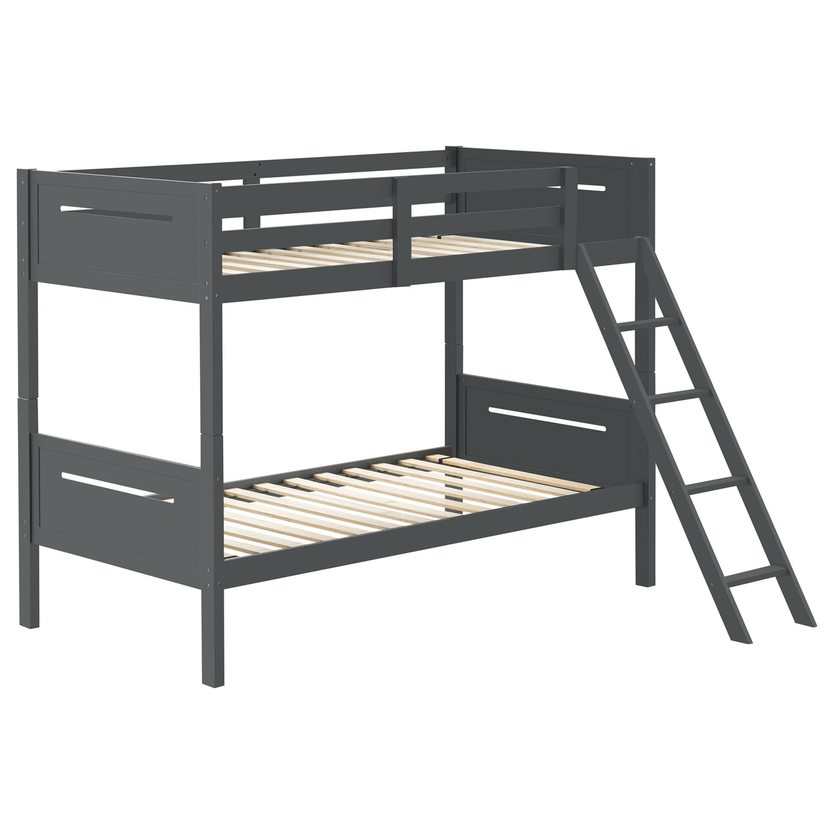 Littleton Wood Twin Over Twin Bunk Bed