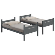 Littleton Wood Twin Over Twin Bunk Bed
