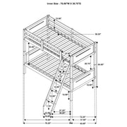 Littleton Wood Twin Over Twin Bunk Bed