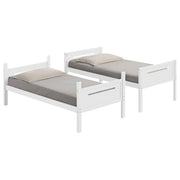 Littleton Wood Twin Over Twin Bunk Bed