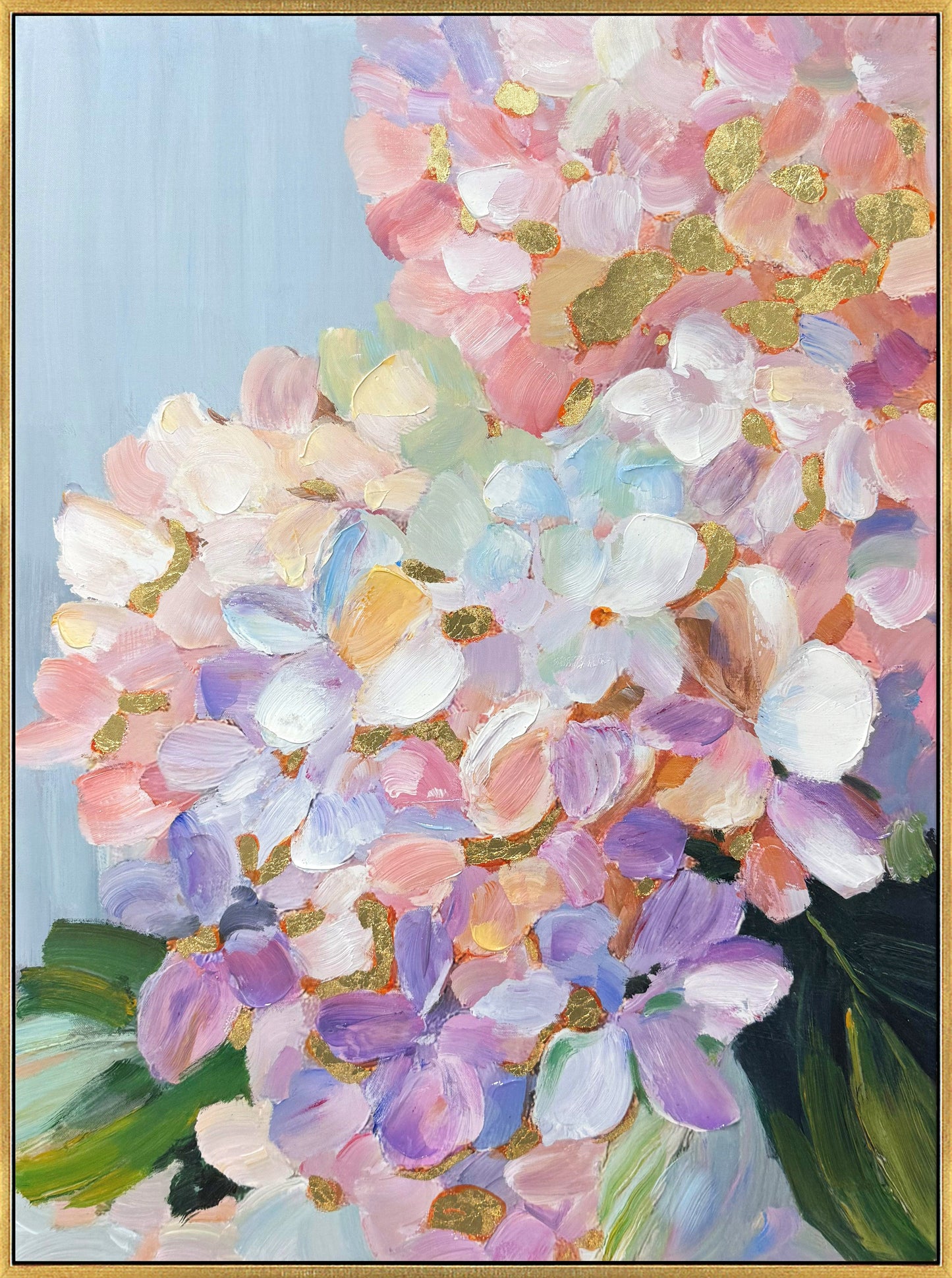 Petal Reverie II Hand-Embellished Canvas in Frame