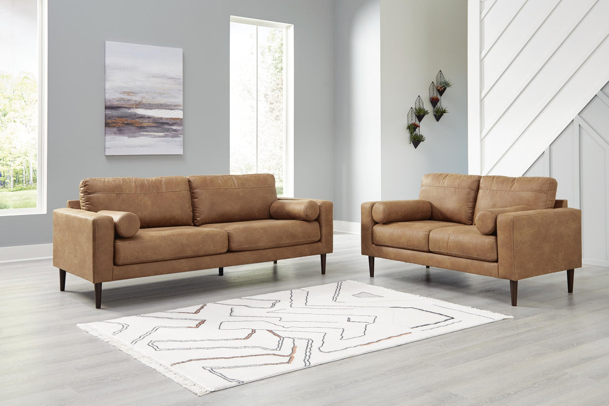 Telora Sofa, Loveseat, Chair and Ottoman