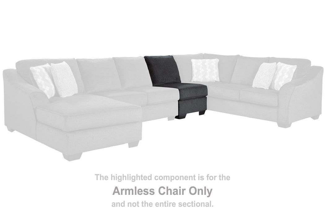 Eltmann Sectional with Chaise and Cuddler