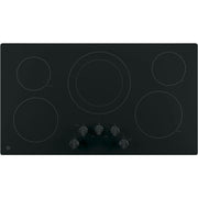  GE 36-inch Built-In Electric Cooktop JP3036DLBB IMAGE 1