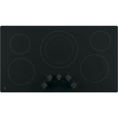  GE 36-inch Built-In Electric Cooktop JP3036DLBB IMAGE 1