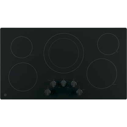 GE 36-inch Built-In Electric Cooktop JP3036DLBB IMAGE 1