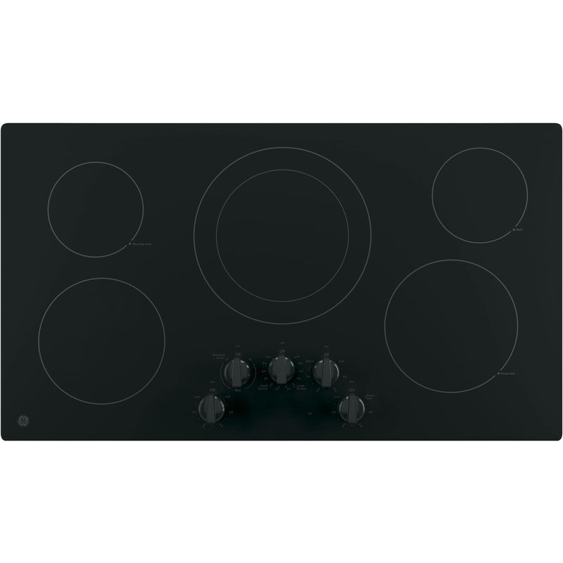 GE 36-inch Built-In Electric Cooktop JP3036DLBB