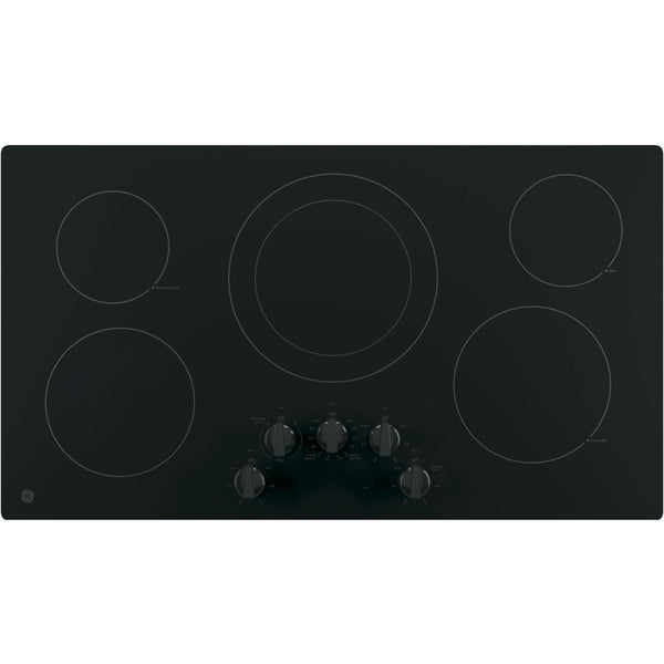GE 36-inch Built-In Electric Cooktop JP3036DLBB