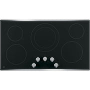  GE 36-inch Built-In Electric Cooktop JP3036SLSS IMAGE 1