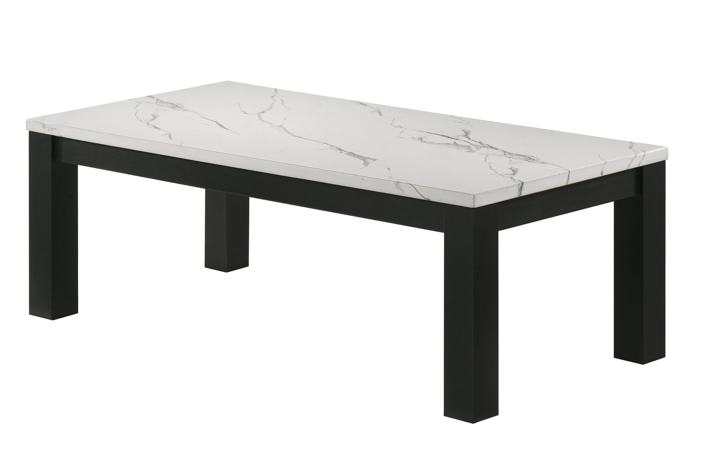 Ivy 3-Pk Faux Marble White Cocktail Set