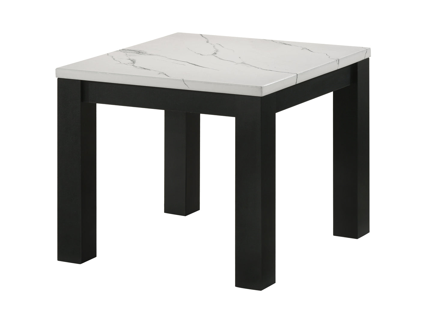 Ivy 3-Pk Faux Marble White Cocktail Set